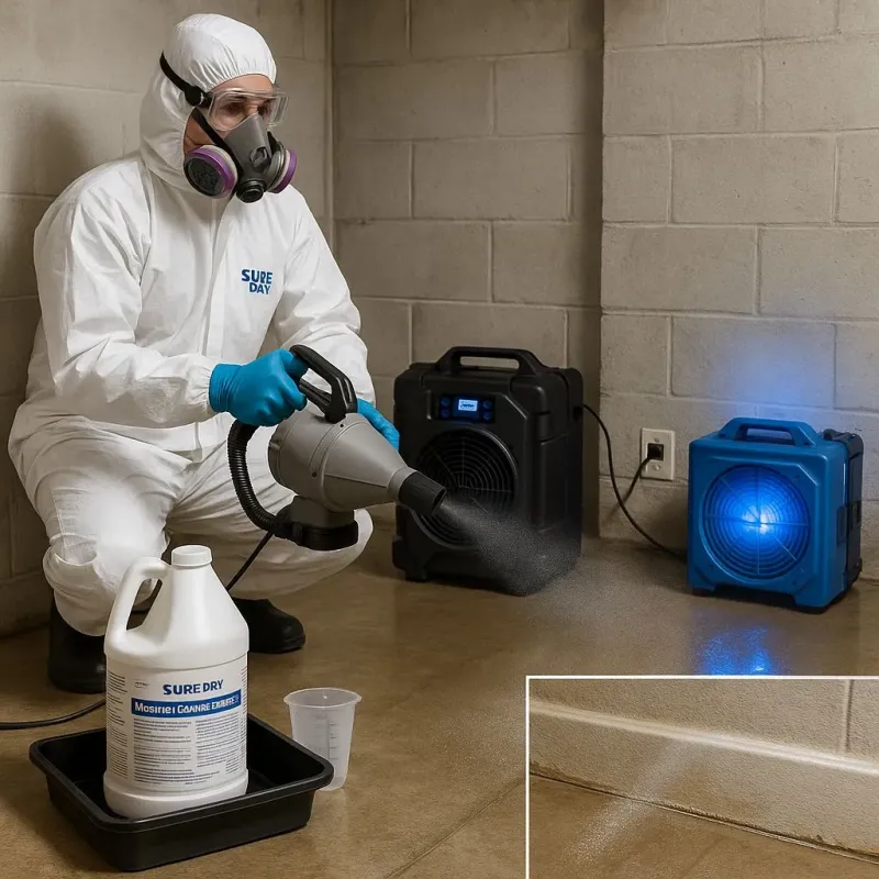 Sanitization and Odor Removal process in Teays Valley, WV