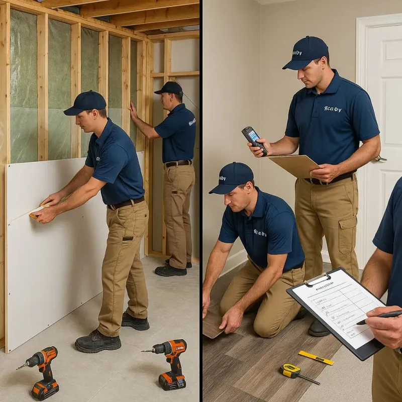 Repairs and Reconstruction process in Teays Valley, WV